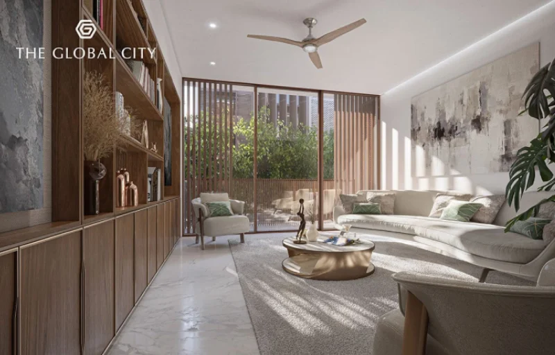 Quy mô và thiết kế ấn tượng của nhà mẫu The Global City