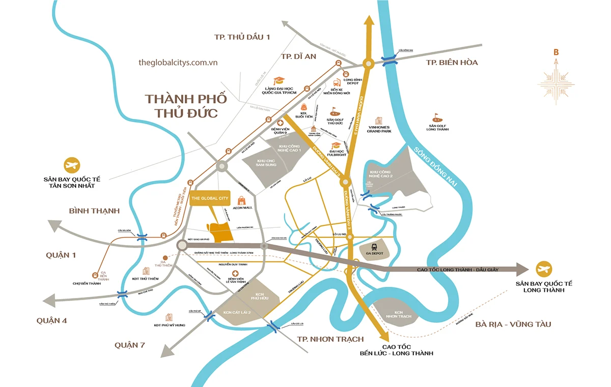 Địa Chỉ Global City Phân tích vị trí