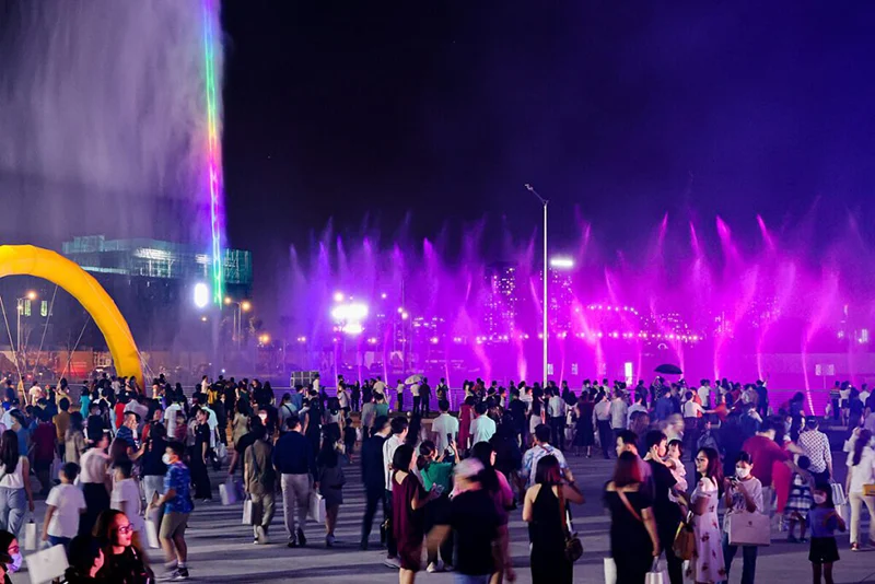Kênh đào nhạc nước một trong nhứng sức hút đầu tư The Global City