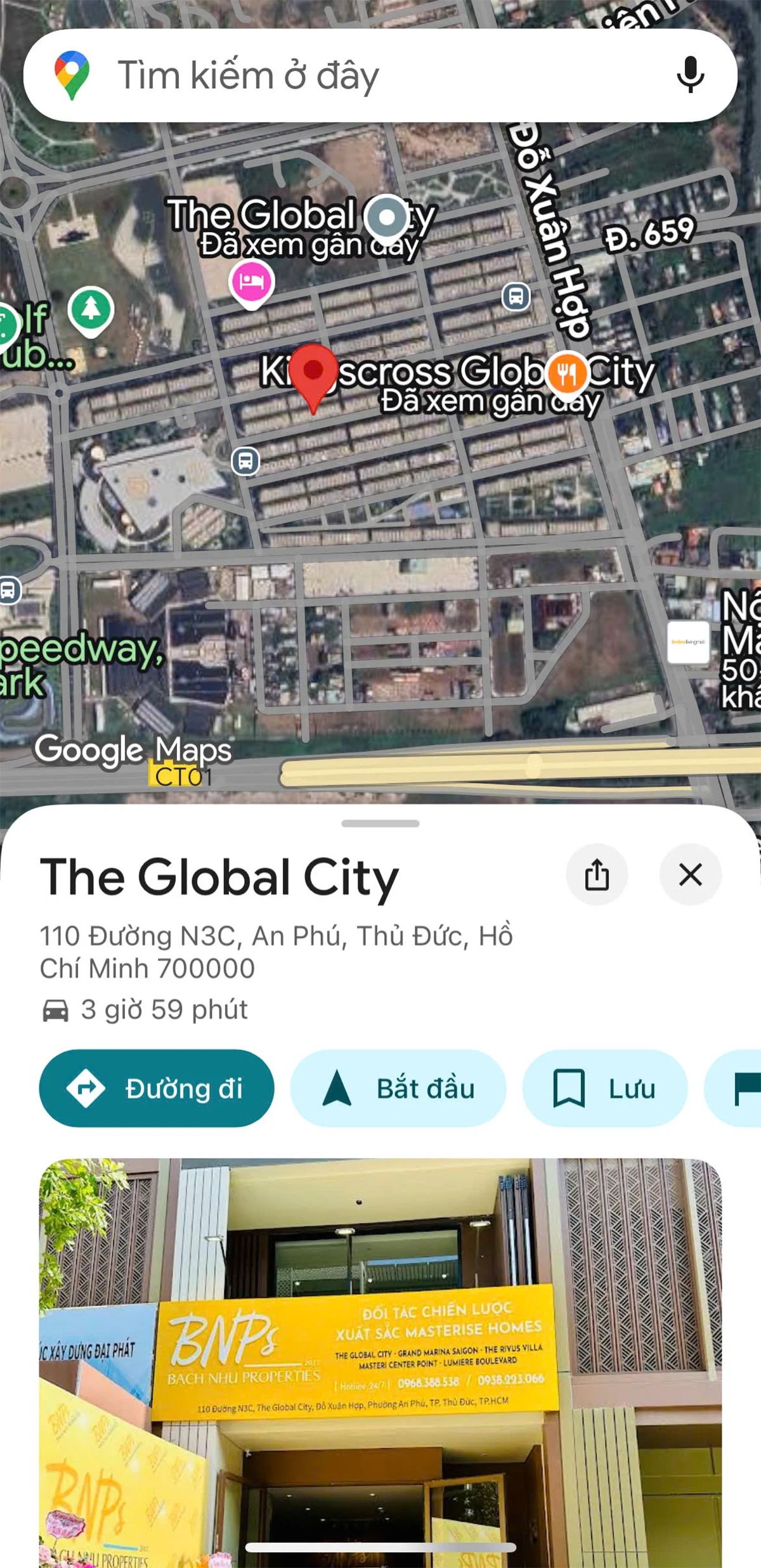 Văn phòng bán hàng Global City BNPS