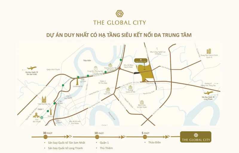 Hạ Tầng Siêu Liên Kết The Global City – Mảnh Ghép Chiến Lược Trong Quy Hoạch Liên Vùng