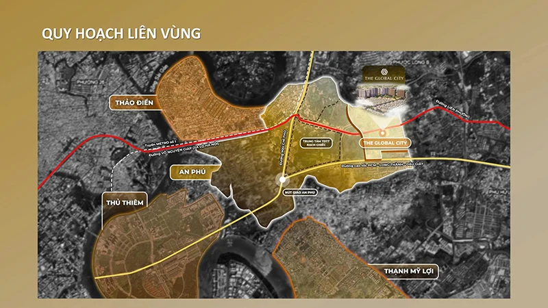 Hạ Tầng Siêu Liên Kết The Global City Quy Hoạch Liên Vùng