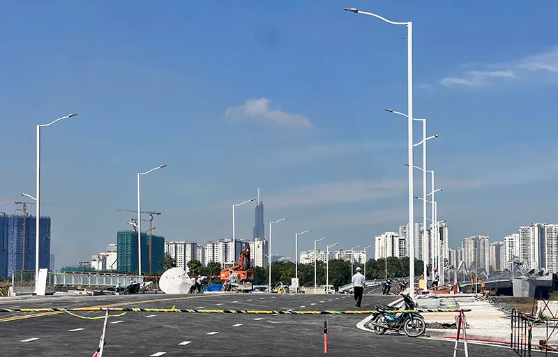 Tiến độ Đường Liên Phường 2025 Trục kết nối chiến lược đến The Global City