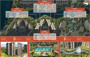 Giá bán căn hộ Masteri Park Place theo từng loại view 2025