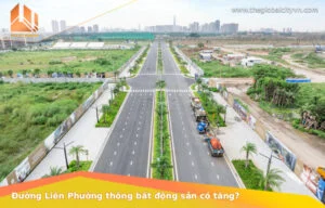 Đường Liên Phường thông bất động sản có tăng?