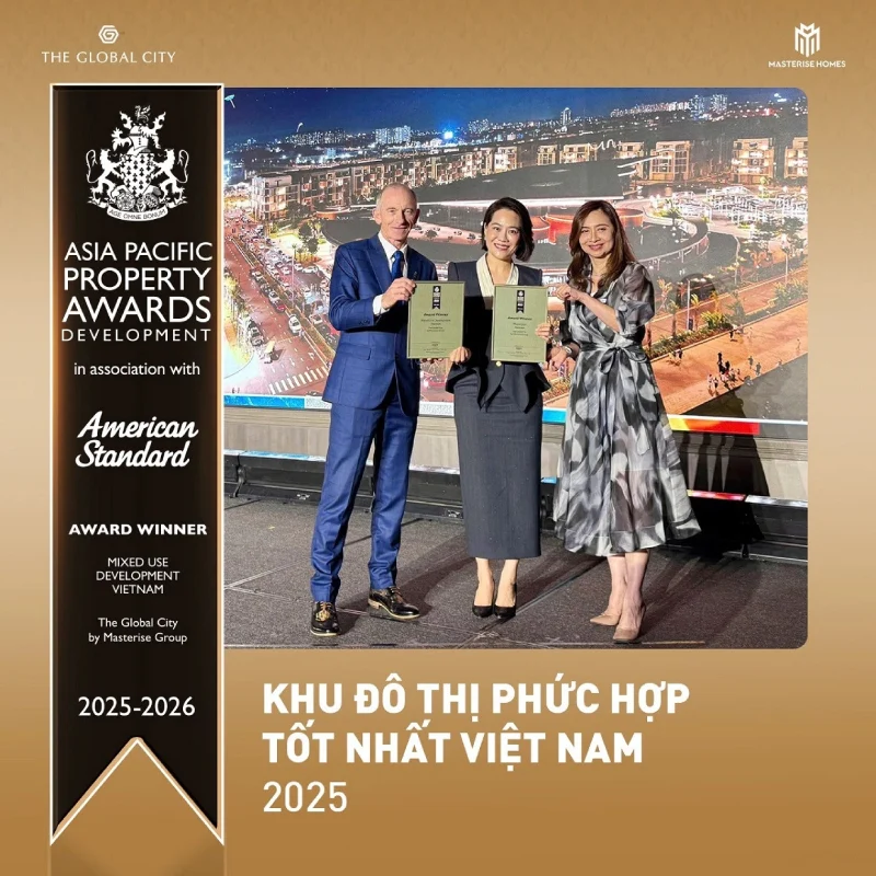 The Global City Nhận Giải Thưởng Danh Giá Quốc Tế