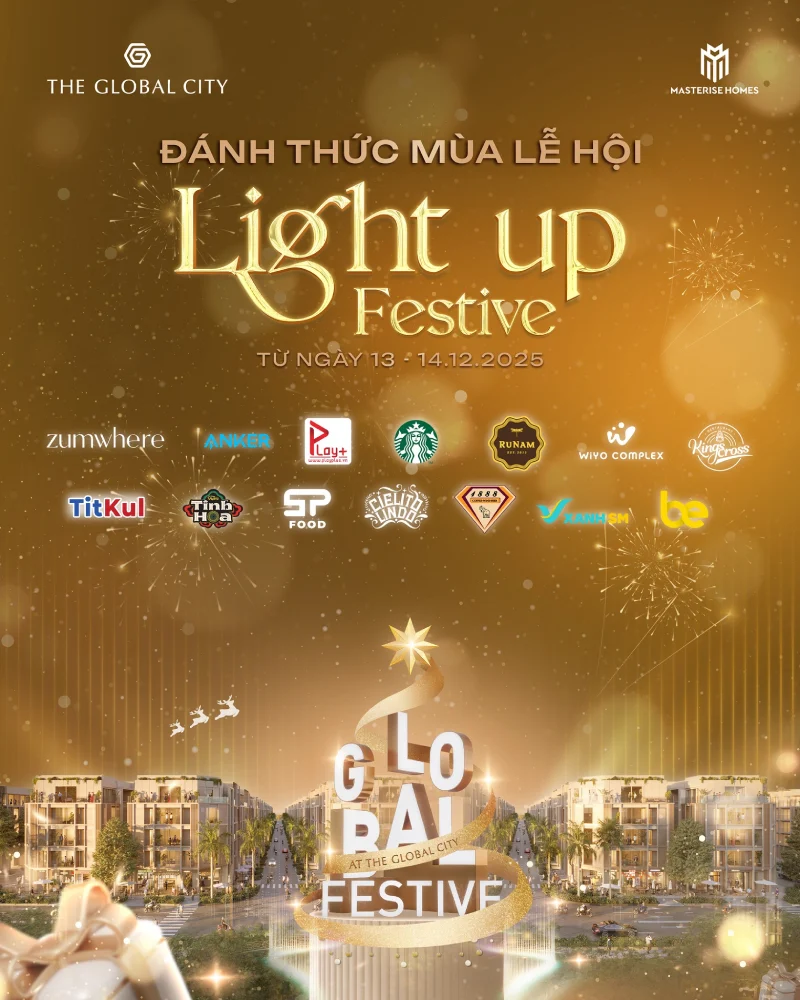 Đối tác đồng hành cùng Lễ hội Light up Festive The Global City
