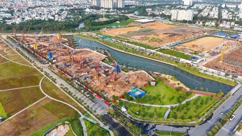 Tiến độ xây dựng Masteri Park Place - Bách Như Properties