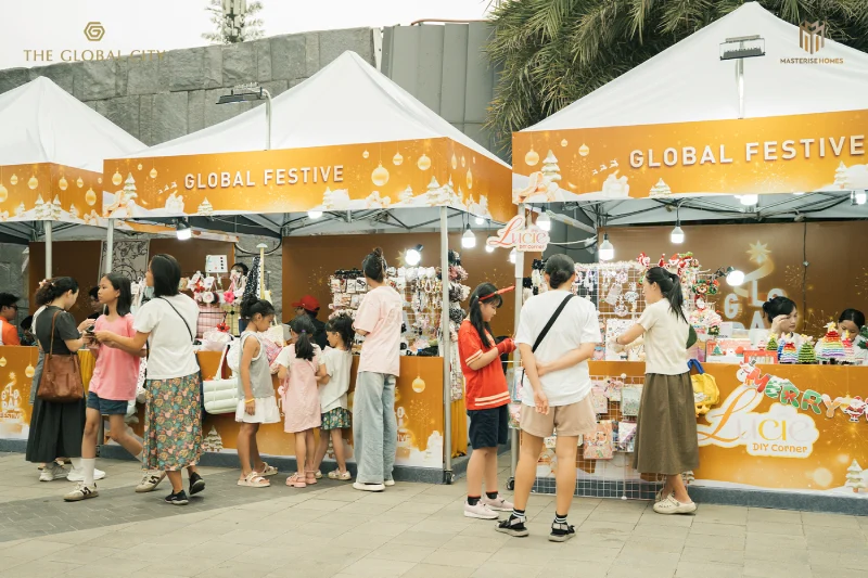 Lễ hội Light up Festive The Global City: Hội Tụ Ẩm Thực và Mua Sắm Đẳng Cấp