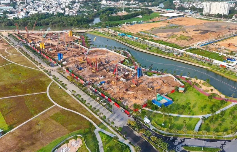 Tiến độ dự án CT4 The Global City đang thi công thần tốc cuối năm 2025