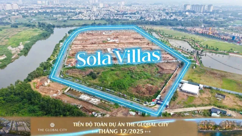 Phân tích chi tiết tại các phân khu: Đánh giá tiến độ The Global City T12/2025