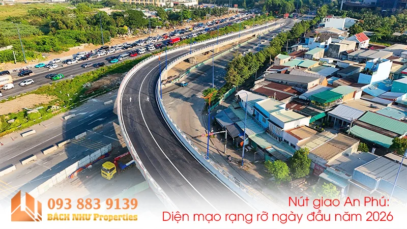 Hướng lưu thông về lại The Global City - Nút Giao an phú ngày đầu năm 2026 - Bách Như Properties