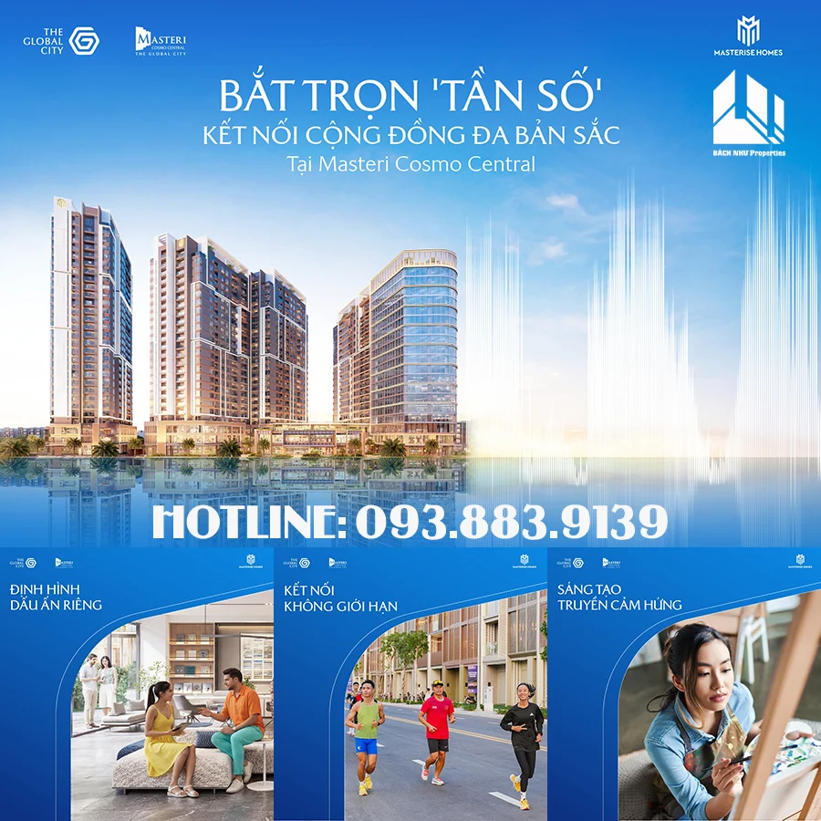 Masteri Cosmo Central là nơi những năng lượng cùng chung tần số tìm thấy nhau - Bách Như Properties