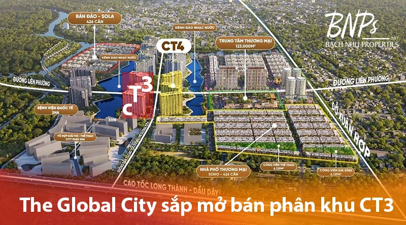 CT3 phân khu sắp mở bán The Global City - Bách Như Properties - BNPs