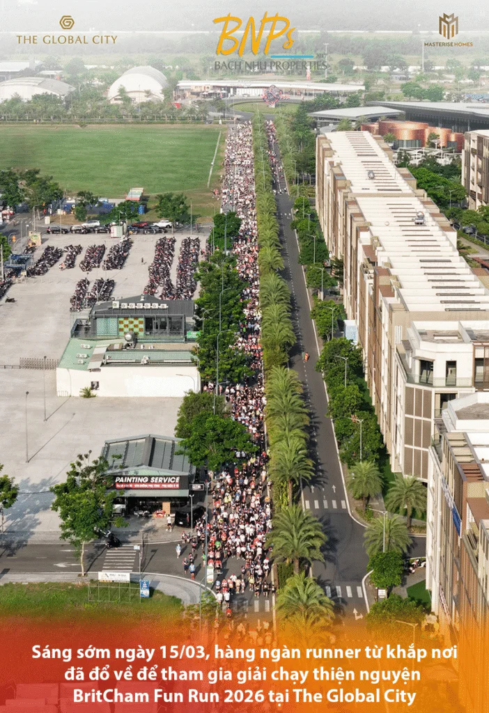 Sự Kiện The Global City Sáng 1503 - BritCham Fun Run 2026 - Bách Như Properties - BNPs