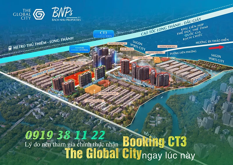 hính thức nhận Booking CT3 The Global City - Bách Như Properties - BNPs