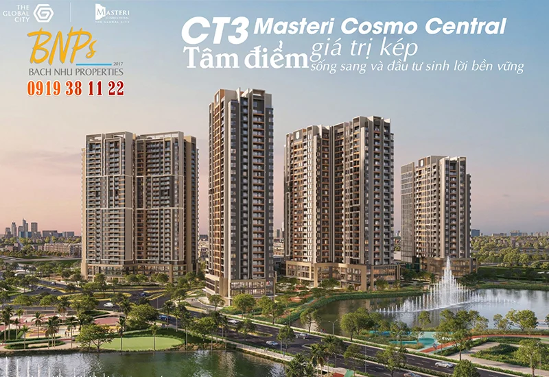 CT3 Masteri Cosmo Central giá trị kép - Bách Như Properties - BNPs