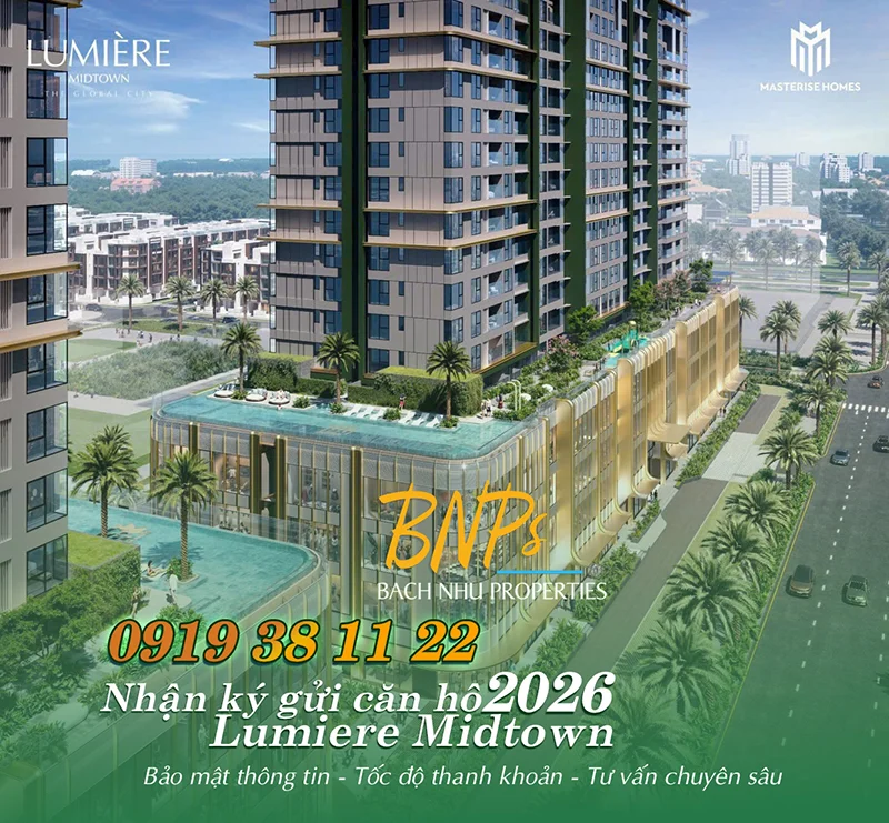 Nhận ký gửi căn hộ Lumiere Midtown 2026 - Bách Như Properties - BNPs