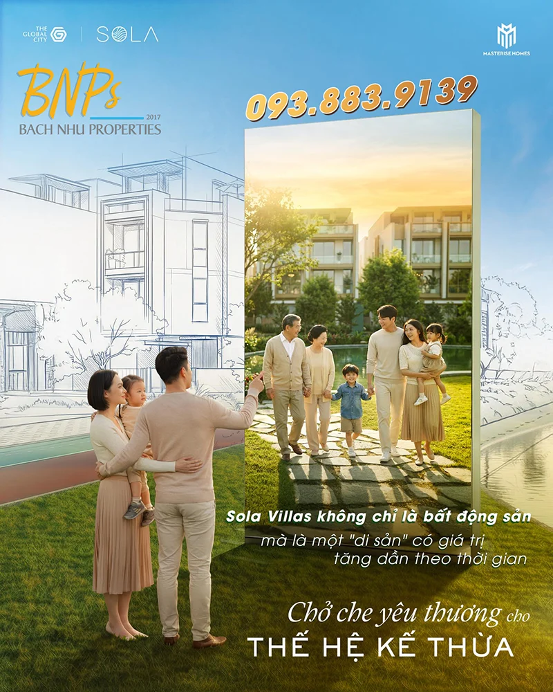 Phân tích tiềm năng biệt thự Sola - Bách Như Properties - BNPs