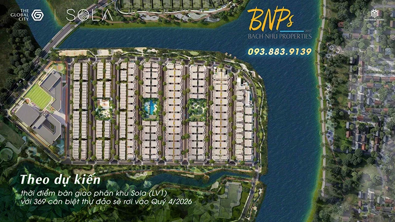 Thời điểm bàn giao sổ hồng biệt thự Sola - Bách Như Properties - BNPs