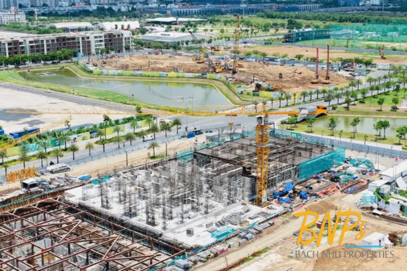 Chi tiết tiến độ thi công các phân khu căn hộ cao cấp và việc cập nhật tiến độ T5 2026 The Global City - Bách Như Propeties - BNPs
