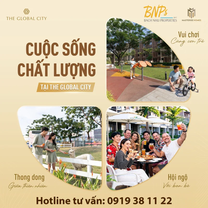 Tại sao nên chọn Sống chuẩn quốc tế tại The Global City?