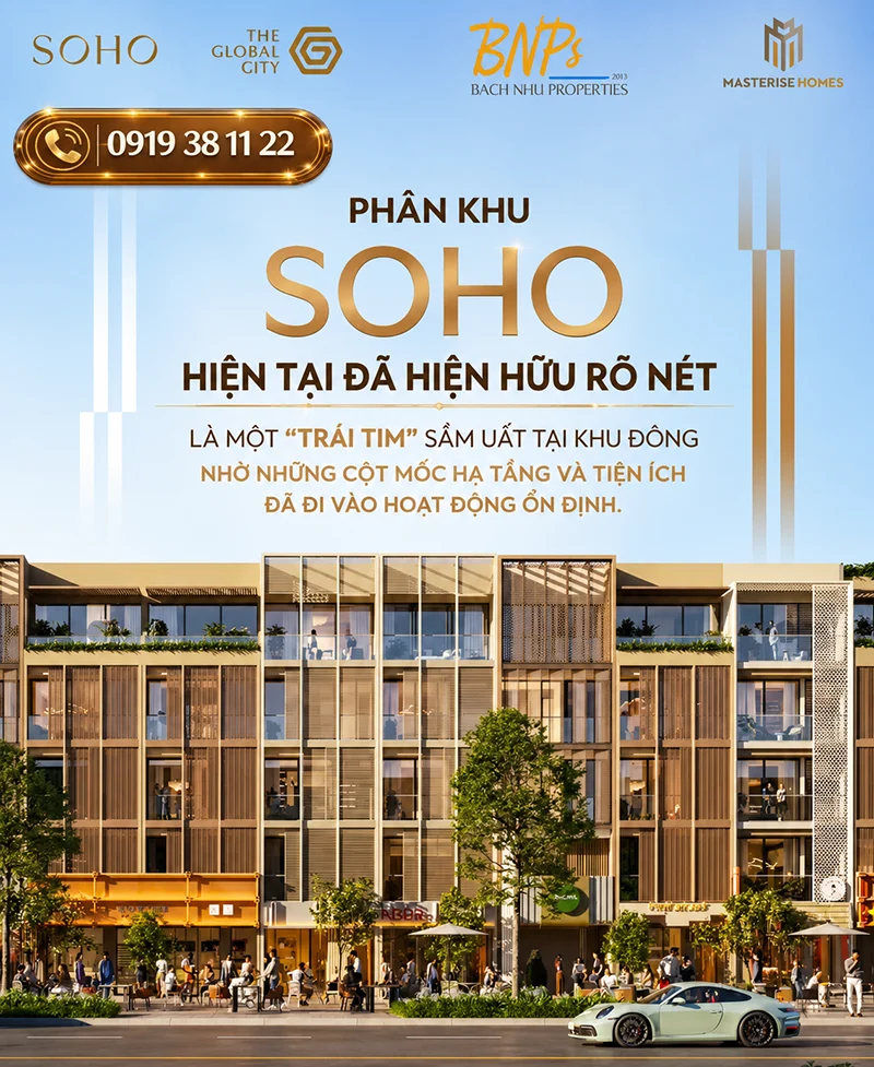 khi nào khai trương nhà mẫu SOHO - Bách Như Properties - BNPs - 3