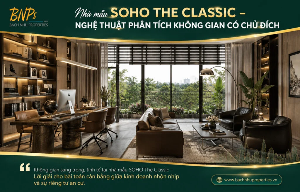 Nhà mẫu SOHO The Classic – Nghệ thuật phân tích không gian có chủ đích