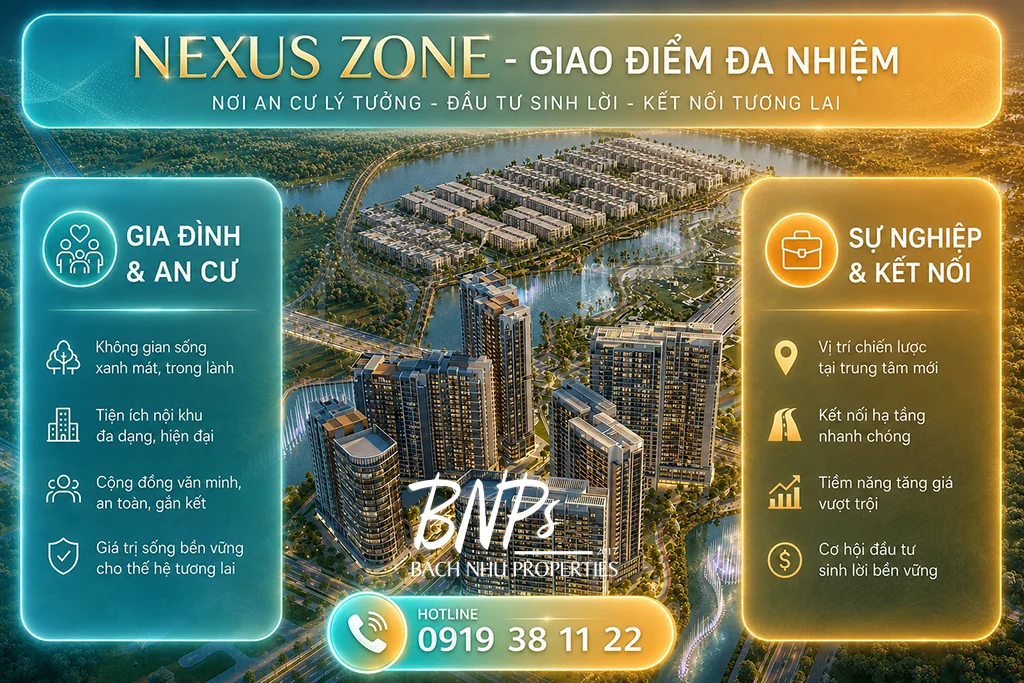 Nexus Zone The Global City có gì đặc biệt? Khám Phá Không Gian Sống Đa Nhiệm - Bách Như Properties - BNP's